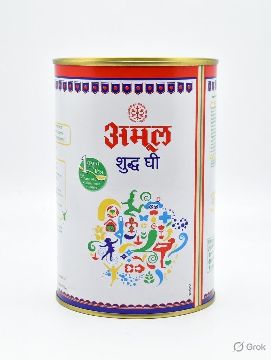 Amul Shudh Ghee 1L Tin